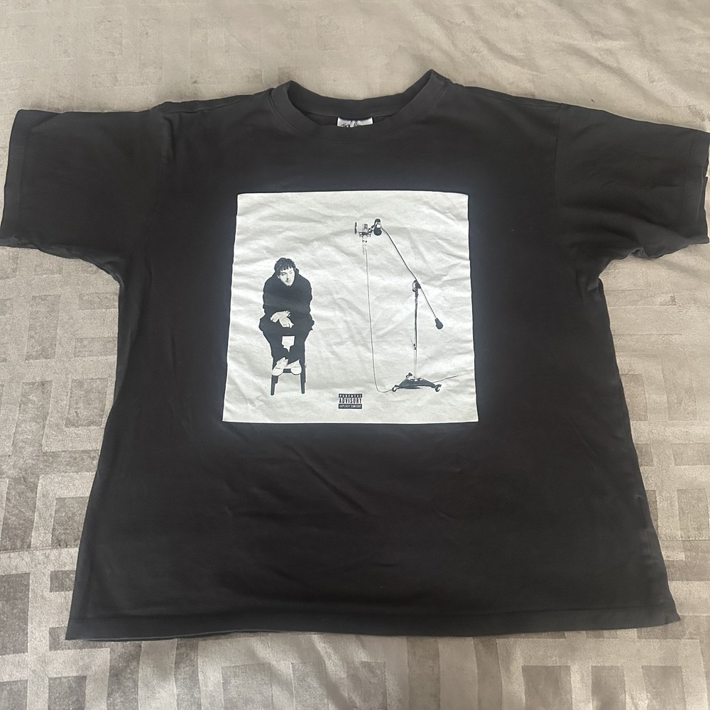 Cotton On Shirt Mens Medium Brown Black Jack Harlow Boxy Fit Graphic Tee Music